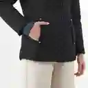 Chaqueta Cuello Alto Manga Larga Negro Talla S 725903