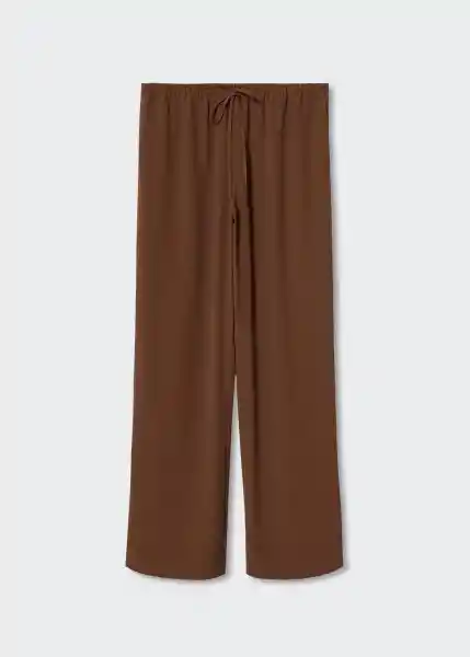 Pantalón Toto-A Marron Talla M Mujer Mango