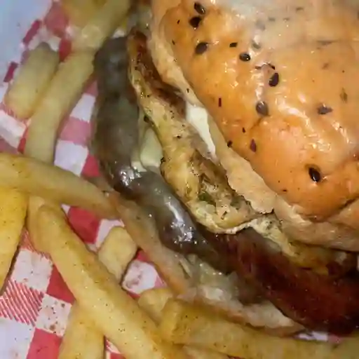 Hamburguesa sabrosa del carajo