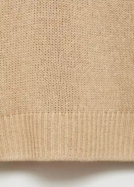 Jersey Rosa Camel Talla XS  Mujer Mango