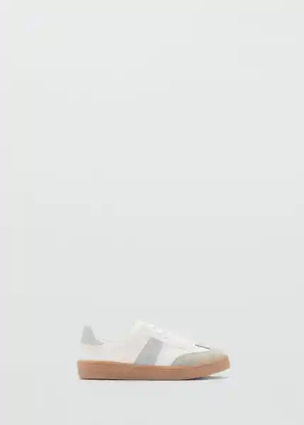 Tenis Deportiva Rocky Blanco Talla 35 Niñas Mango