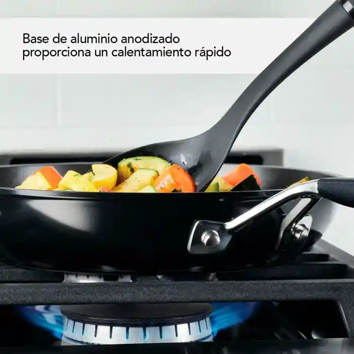 84801 Sartén Kitchenaid Antiadherente Anodizado Duro Onyx