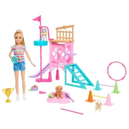 Barbie Muñeca Entrenadora de Cachorritos