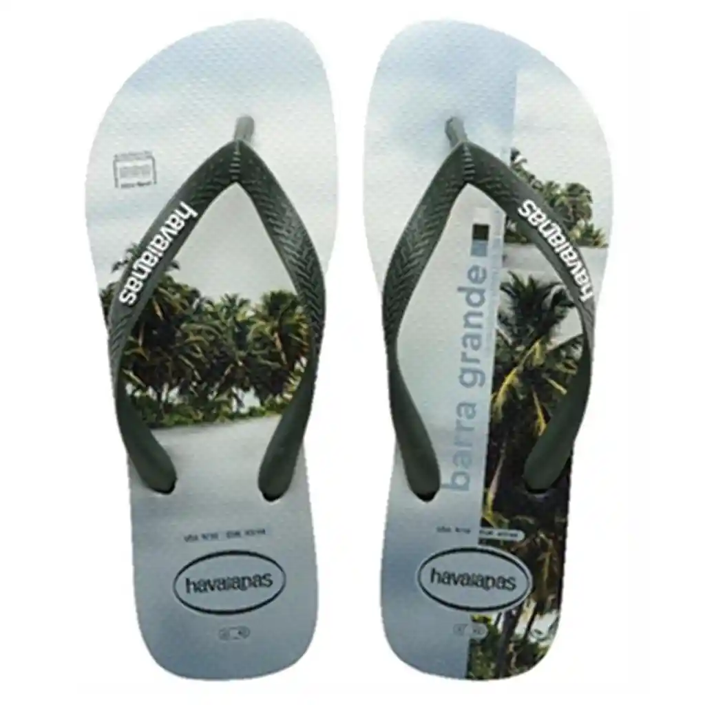 Sandalia Havaianas Hombre Top Athletic Fc Pr Negro/negro Talla 45/46