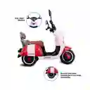Moto Montable Electrica Para Niños Vespa Martina Rosa 6v Prinsel
