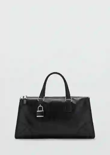 Bolso M Agnes Negro Talla 99 Mujer Mango