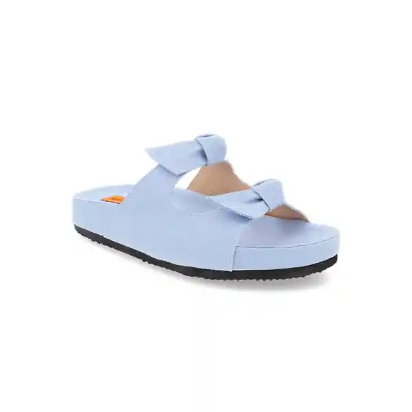 Sandalias Plataforma Emilia Azul Talla 38