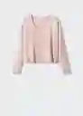 Jersey Oporto Rosa Pastel Talla S Mujer Mango