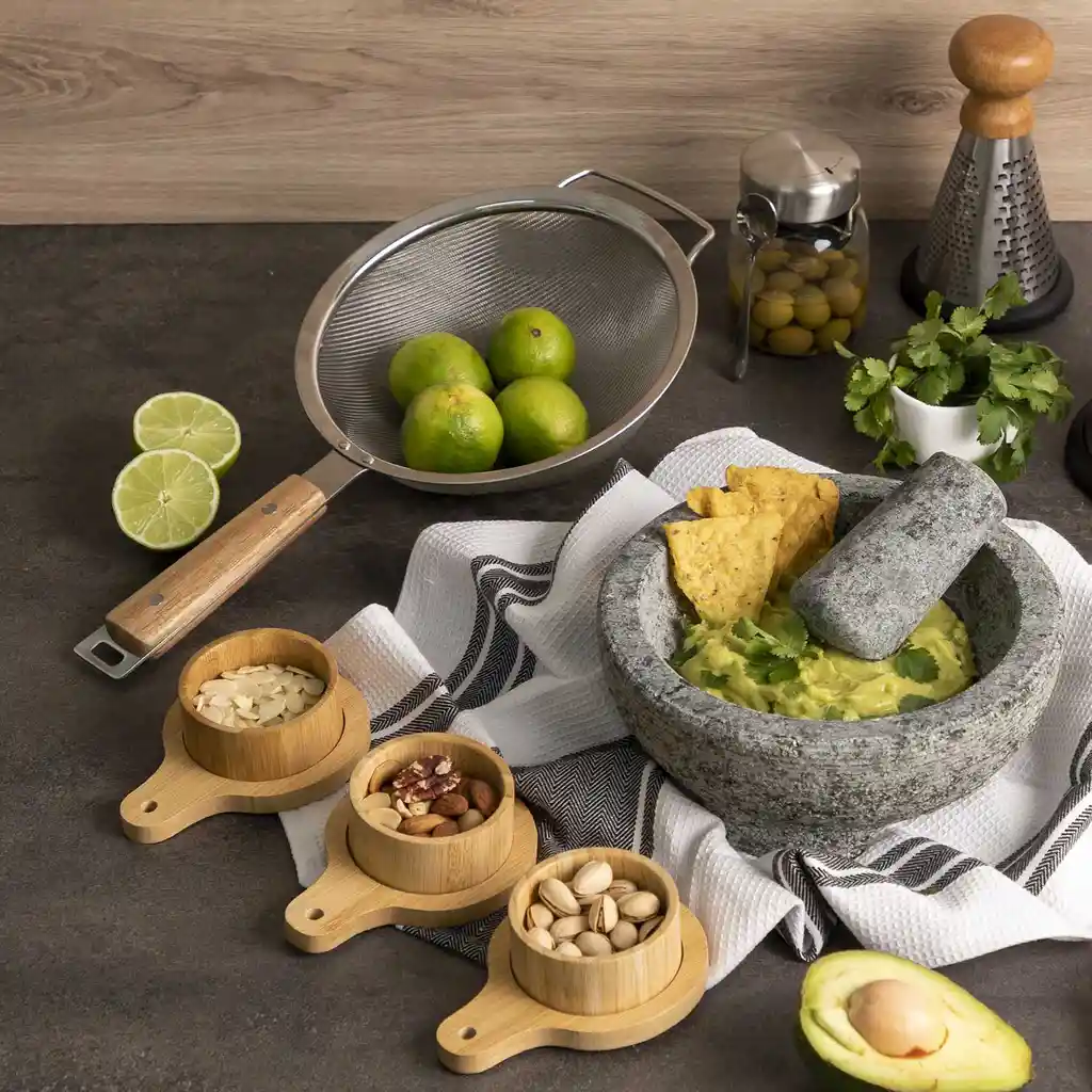 Colador Mango de Madera 20 cm Ambiente Gourmet