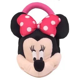 Peluche Cartera Minnie Rosada Con Asas