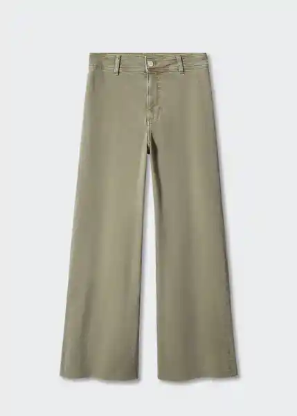 Pantalón Jean Catherin Khaki Talla 46 Mujer Mango