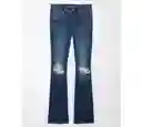 Jean Kick Boot Mujer Azul Talla 6 REGULAR American Eagle