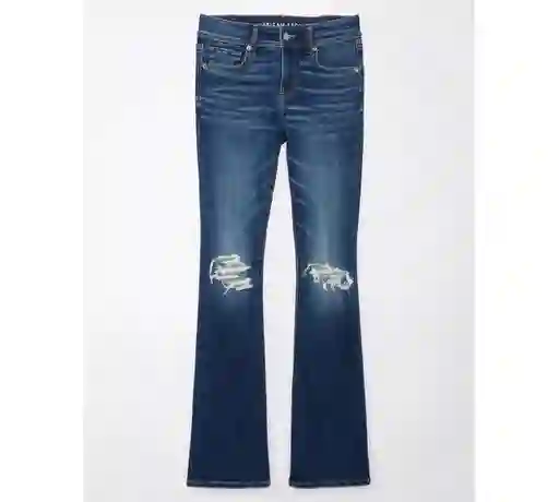 Jean Kick Boot Mujer Azul Talla 6 REGULAR American Eagle