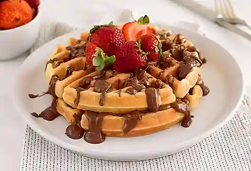 Waffle Nutella Fresa