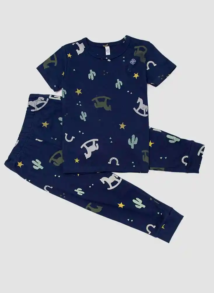 Pijama Corta-larga Bebito 6/9 Meses-estamp 3