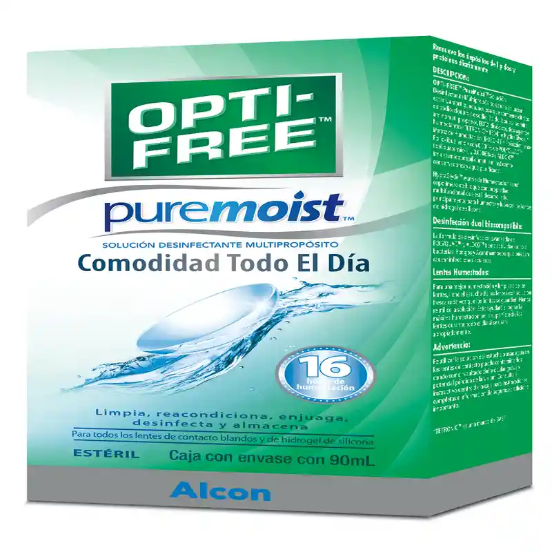 Opti-Free Puremoist Solución Oftálmica