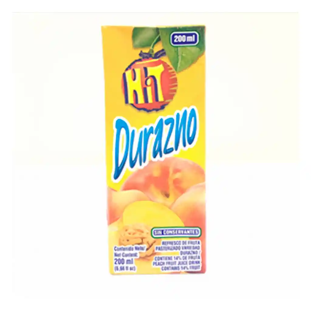 Hit Durazno Tetrapack x 200 mL