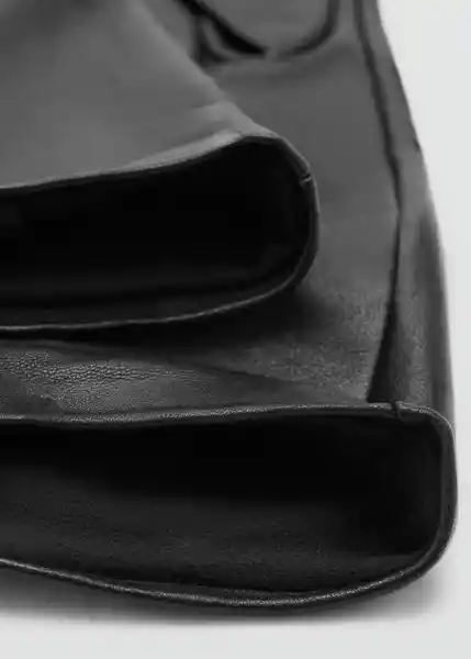 Guantes Gildi Negro Talla S Mujer Mango