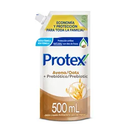 Jabón Liquido Manos Protex Avena 500 mL