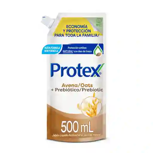 Jabón Liquido Manos Protex Avena 500 mL