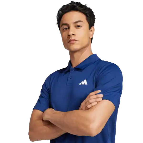 Adidas Camiseta Polo Club Para Tenis de Hombre Azul Talla S