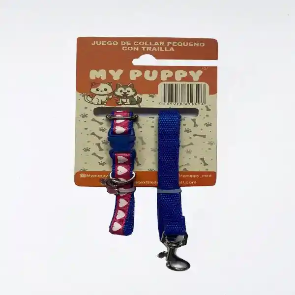 My Puppy Collar Pequeño Con Trailla 334500