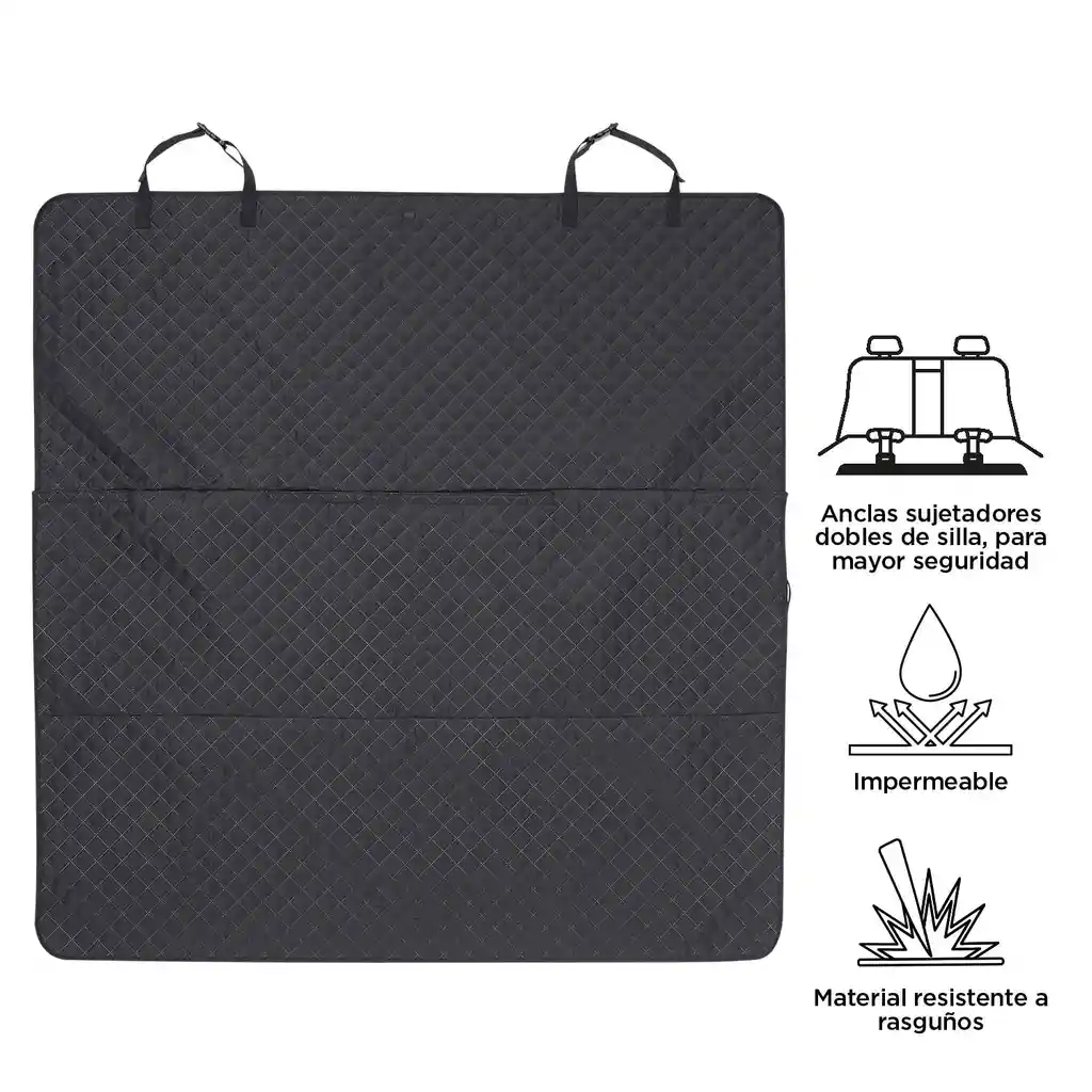 Protector Silla Pet Plus Negro