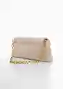 Bolso G Rain Off White Mujer Mango