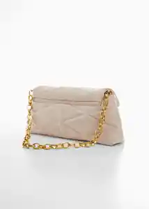 Bolso G Rain Off White Mujer Mango
