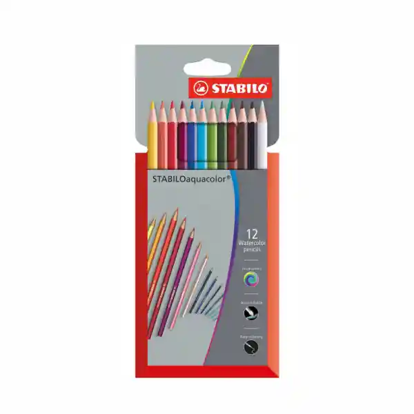 Stabilo Lápiz de Color Acuarelable Doce Unidades