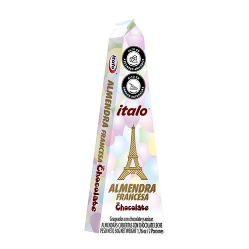 Italo Almendra Francesa Cubierta con Chocolate 50 g