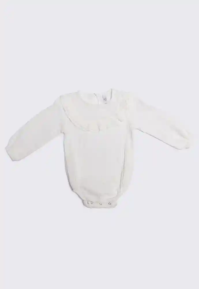 Body Manga Larga 12/18mese-ivory