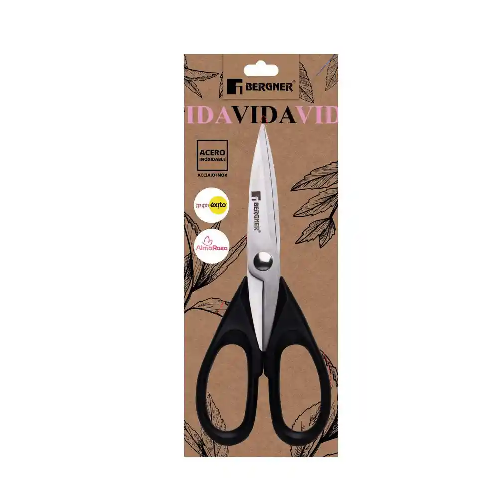 Tijeras Acero Inoxidable Bergner Bg3357bk