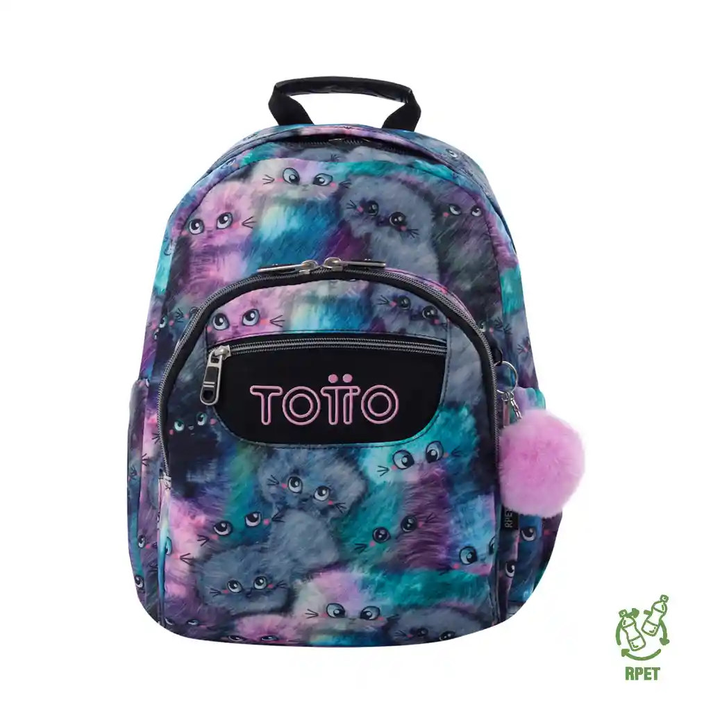 Morral Juvenil Porta Pc 13" Gommas Gris