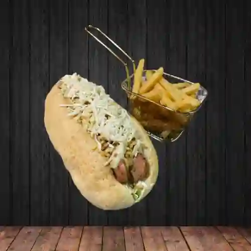 Perro Sencillo + Papas Francesas