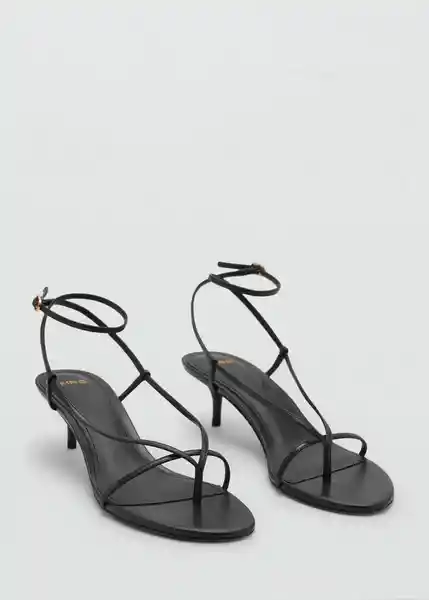 Sandalias Sora Negro Talla 37 Mujer Mango