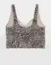 Top Deportivo Aerie Gris Talla MEDIUM 1240213 American Eagle