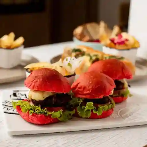 Mini Trío de Hamburguesas