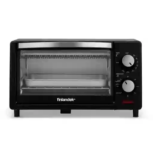 Finlandek Horno Tostador Capacidad de 9 Litros Negro