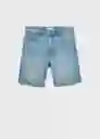 Bermuda Jarod Tejano Medio Talla 42 Hombre Mango