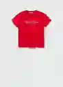 Camiseta Notting Rojo Talla 22 Teen Niñas Mango