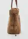 Bolso G Sifnos Cuero Talla 99 Mujer Mango