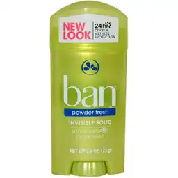Ban Desodorante Power Fresh Invisible Solid en Barra