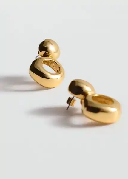 Pendientes Leandra Oro Talla 99 Mujer Mango