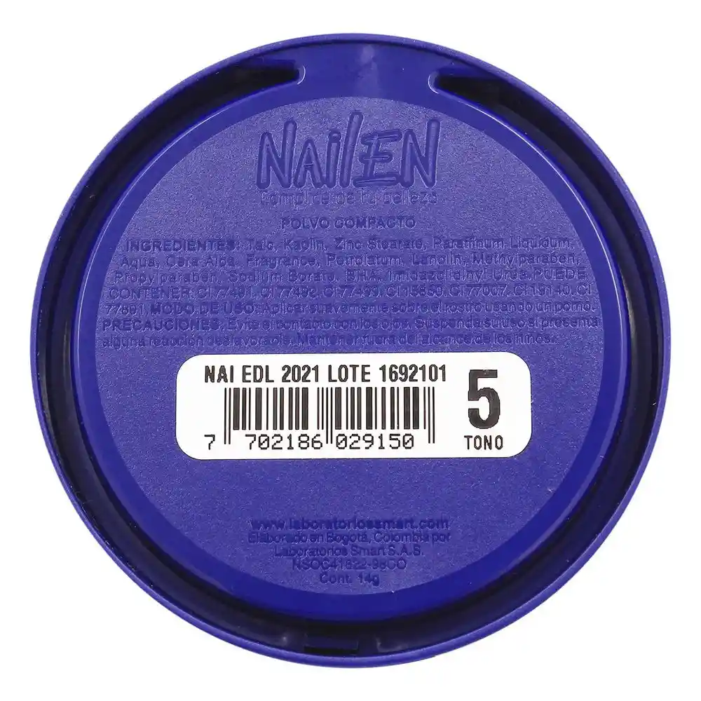 Nailen Polvo Compacto Edición Especial N 5