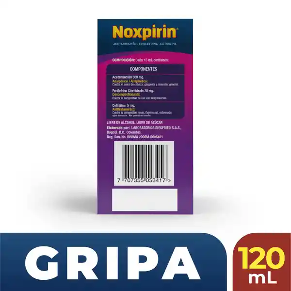 Noxpirin (500 mg/5 mg/20 mg)