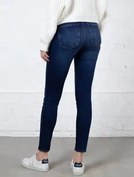 Jean Mujer Azul Indigo Medio Talla 6 Naf Naf