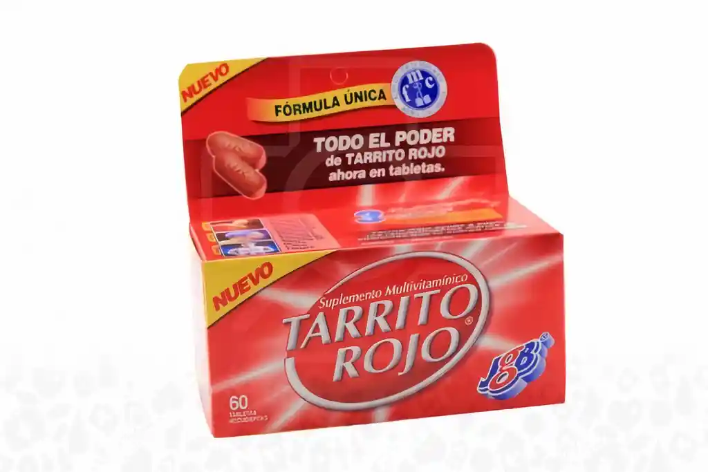 Tarrito Rojo Suplemento Multivitamínico Tabletas