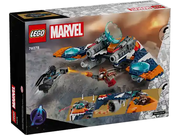 Set Construcción ts Warbird de Rocket vs. Ronan Lego