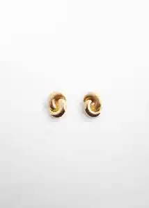 Pendientes Carlota Oro Talla 99 Mujer Mango